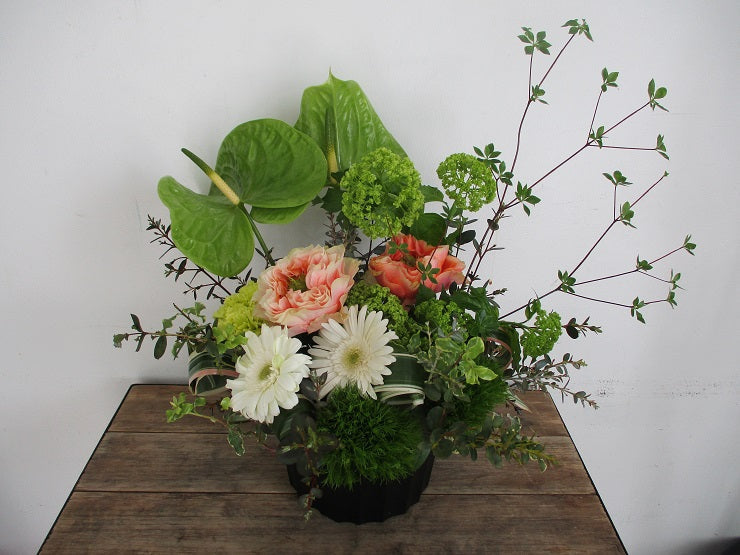 《AC_0001 お祝いアレンジ》シンプル