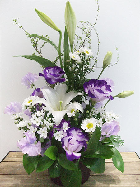 《AF_0008 お供えアレンジ》コンパクト