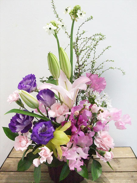 《AF_0010 お供えアレンジ》コンパクト