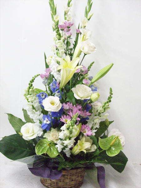 《AF_0013 お供えアレンジ》シルエットすっきり