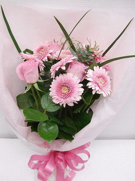 《BQ_0011 花束》ピンク系おまかせ花束