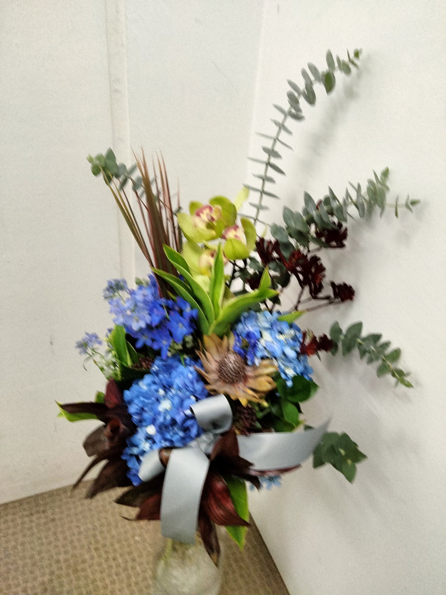 《BQ_0024 花束》大人・ブルー系花束