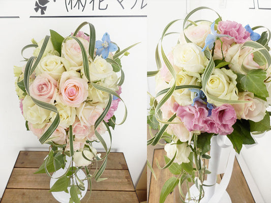 《BR_0003 ブライダル》まあるい輪郭・キュートなブーケ