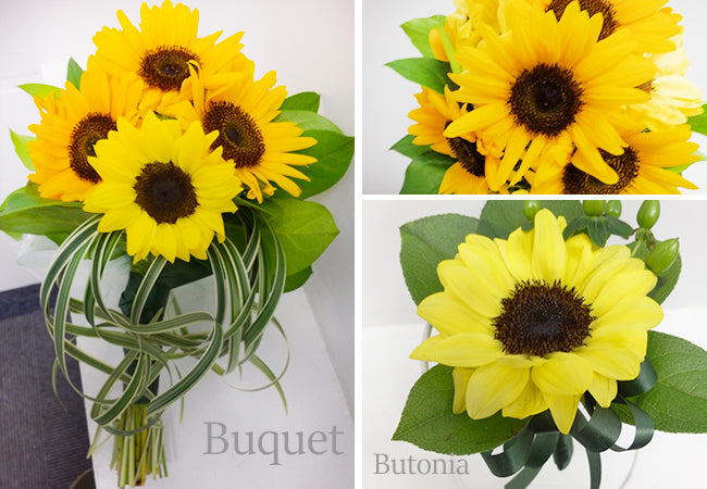 《BR_0008 ブライダル》大輪ヒマワリ