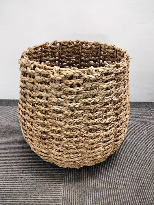 《CV_0002 鉢カバー》鉢カバー（自然素材）