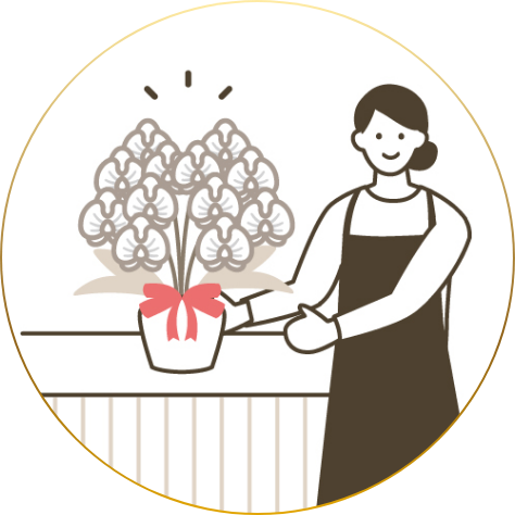 花マルシェの胡蝶蘭｜ここがいい! その③